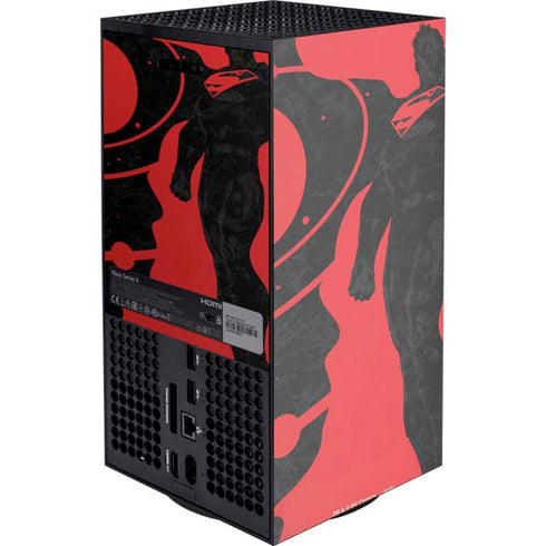 DC Comics Superman Silhouette Flying XBox Series X Digital Edition Console Skin